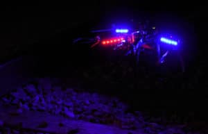 university of Nevada Reno robotics department flies a drone in tunnel 4