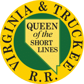 V T Candy Cane Express Virginia Truckee Railroad 